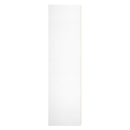 New York C Tall Wardrobe White 2 Doors 2 Drawers 77cm