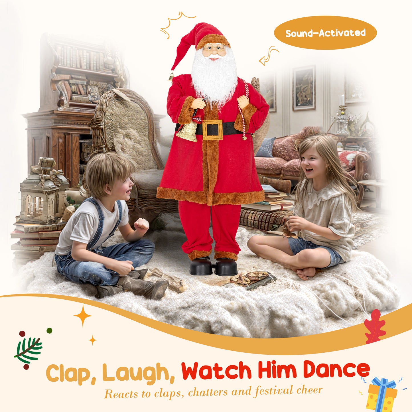 Santa Christmas Decoration - 120cm