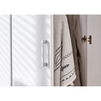 GFW Panama 3 Piece Bedroom Furniture Set White Extending Table