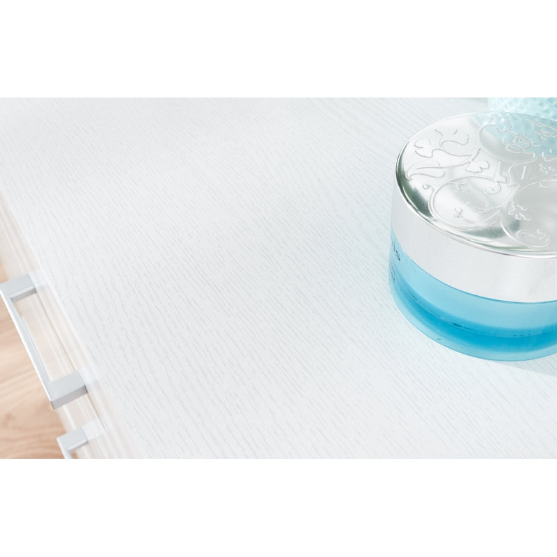 GFW Panama 3 Piece Bedroom Furniture Set White Extending Table