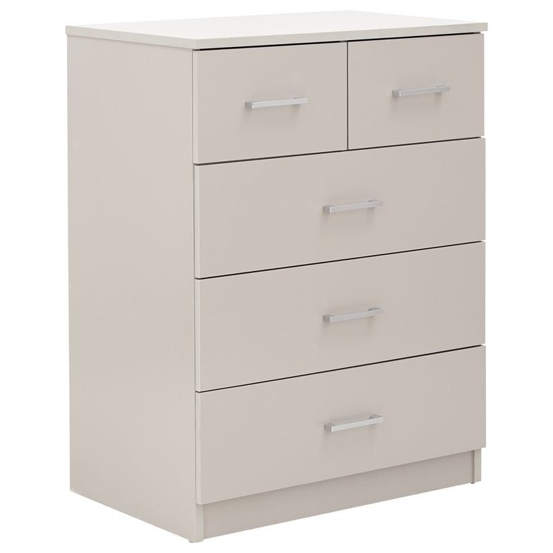 GFW Panama 4 Piece Bedroom Furniture Set Grey