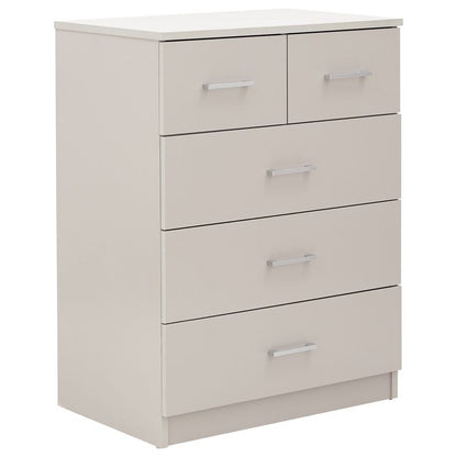 GFW Panama 4 Piece Bedroom Furniture Set Grey