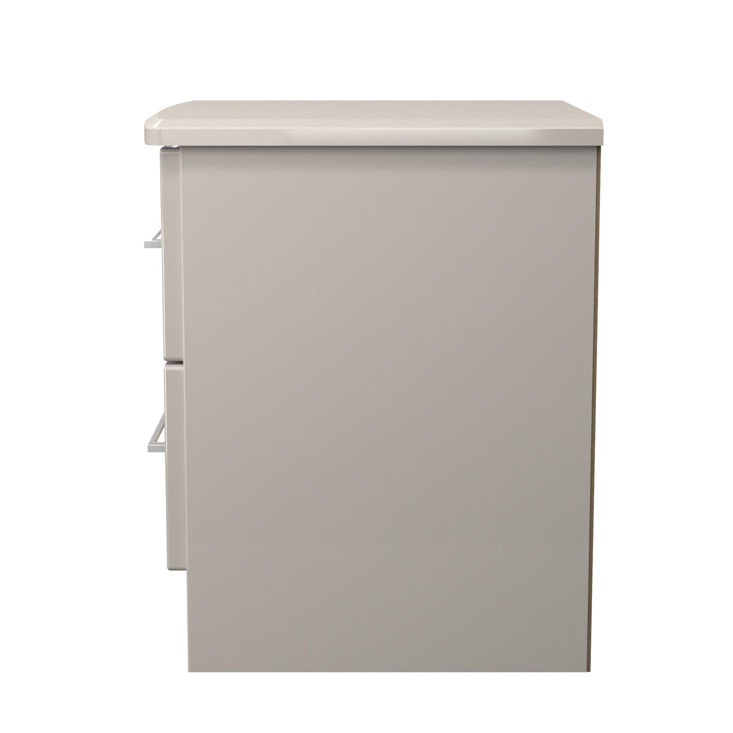 Paris Bedside Table Off-white 2 Drawers 40cm