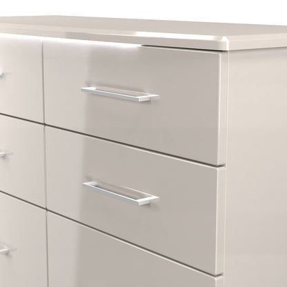 Paris Large Chest of Drawers Off-white 6 Drawers 112cm