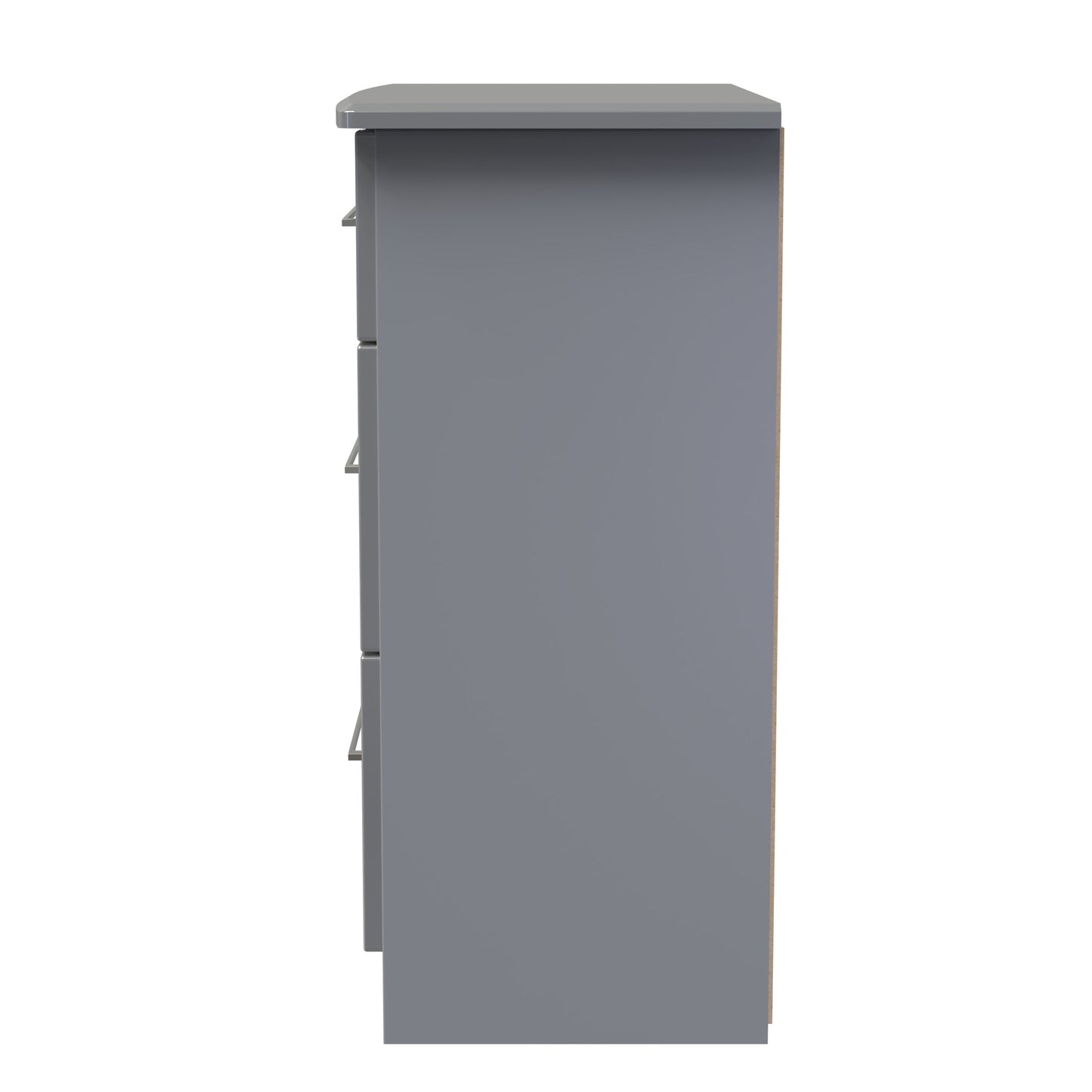 Paris Chest of Drawers Grey 3 Drawers 77cm