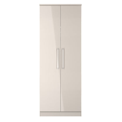 Paris Tall Wardrobe Off-white 1 Shelf 74cm
