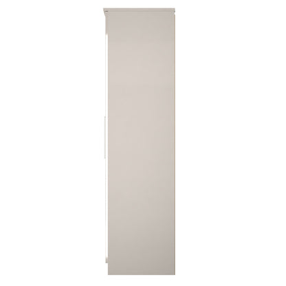 Paris Tall Wardrobe Off-white 1 Shelf 74cm