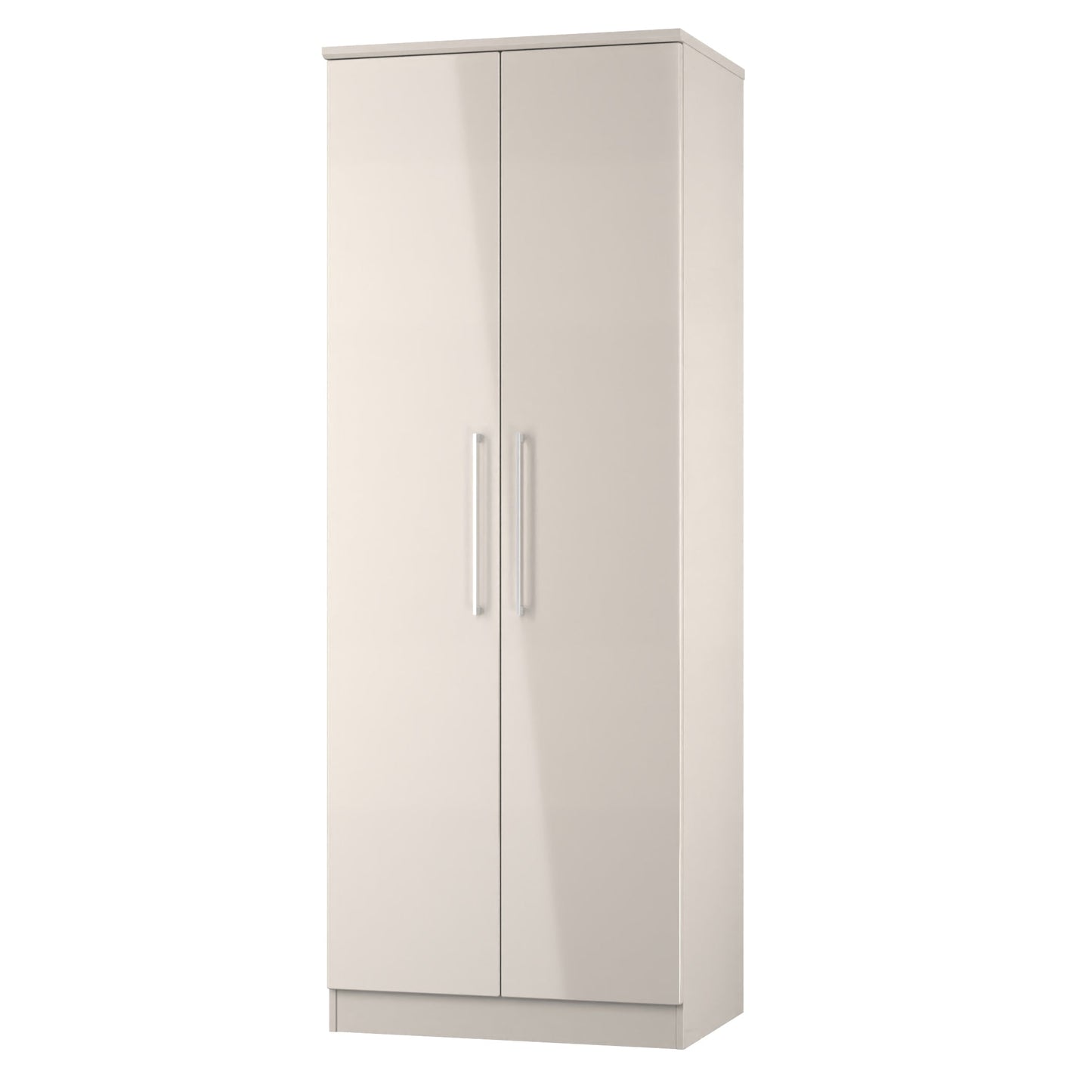 Paris Tall Wardrobe Off-white 1 Shelf 74cm