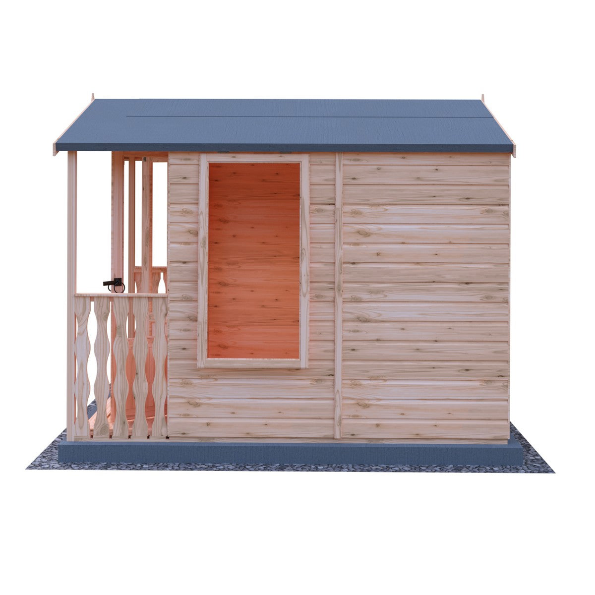 Shire Parham 8' 4" x 6' 8" Apex Summerhouse - Premium Dip Treated Shiplap