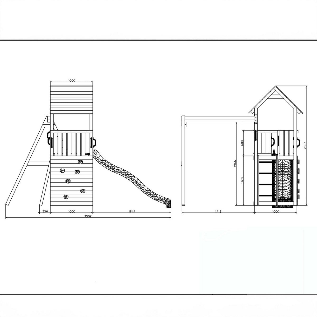 Adventure Peaks Garden Playfort 27.1m x 31m by Shire