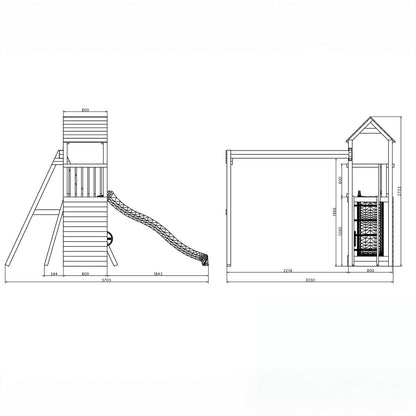 Sky High Garden Playfort by Shire