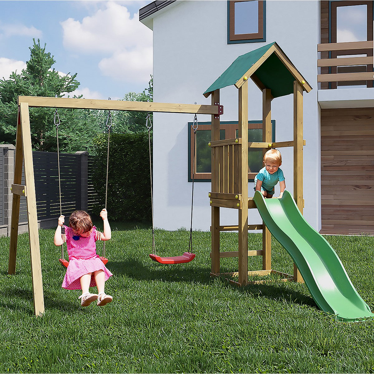 Lucas Garden Playfort by Shire