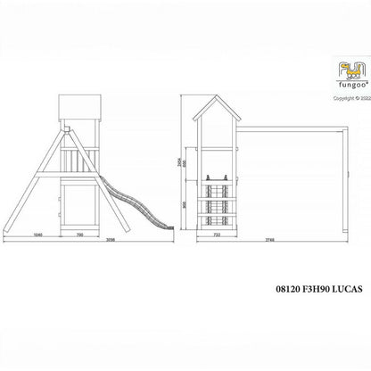 Lucas Garden Playfort by Shire