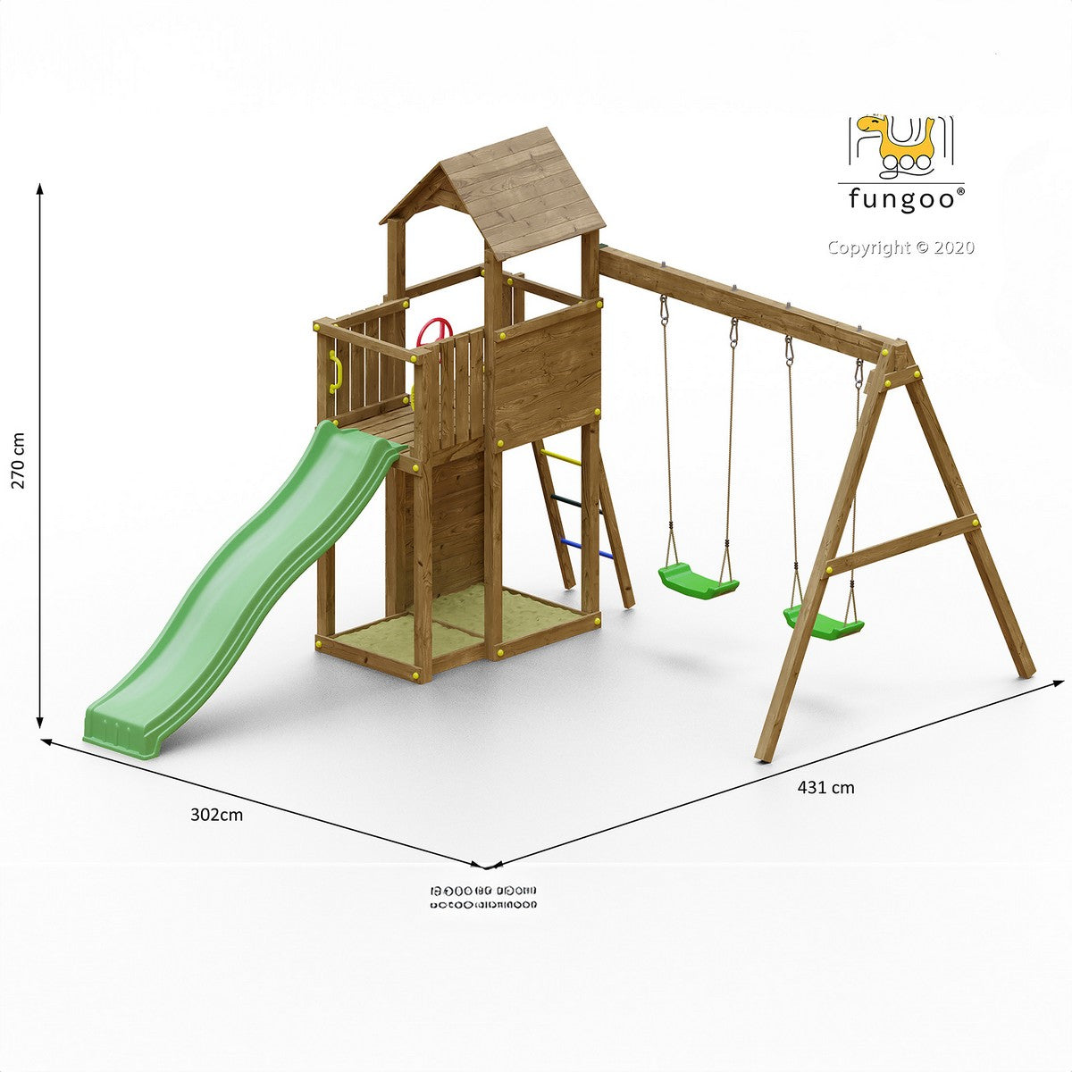 Boomer Garden Playfort by Shire