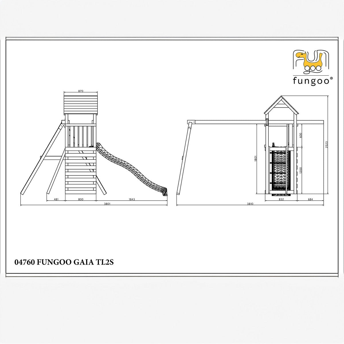 Gaia Garden Playfort by Shire