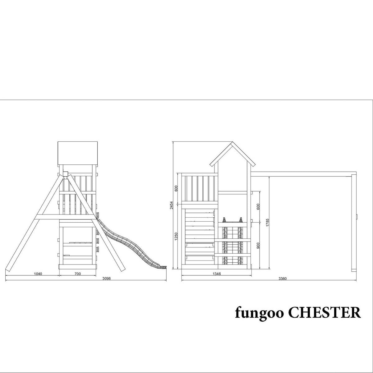 Chester Garden Playfort by Shire