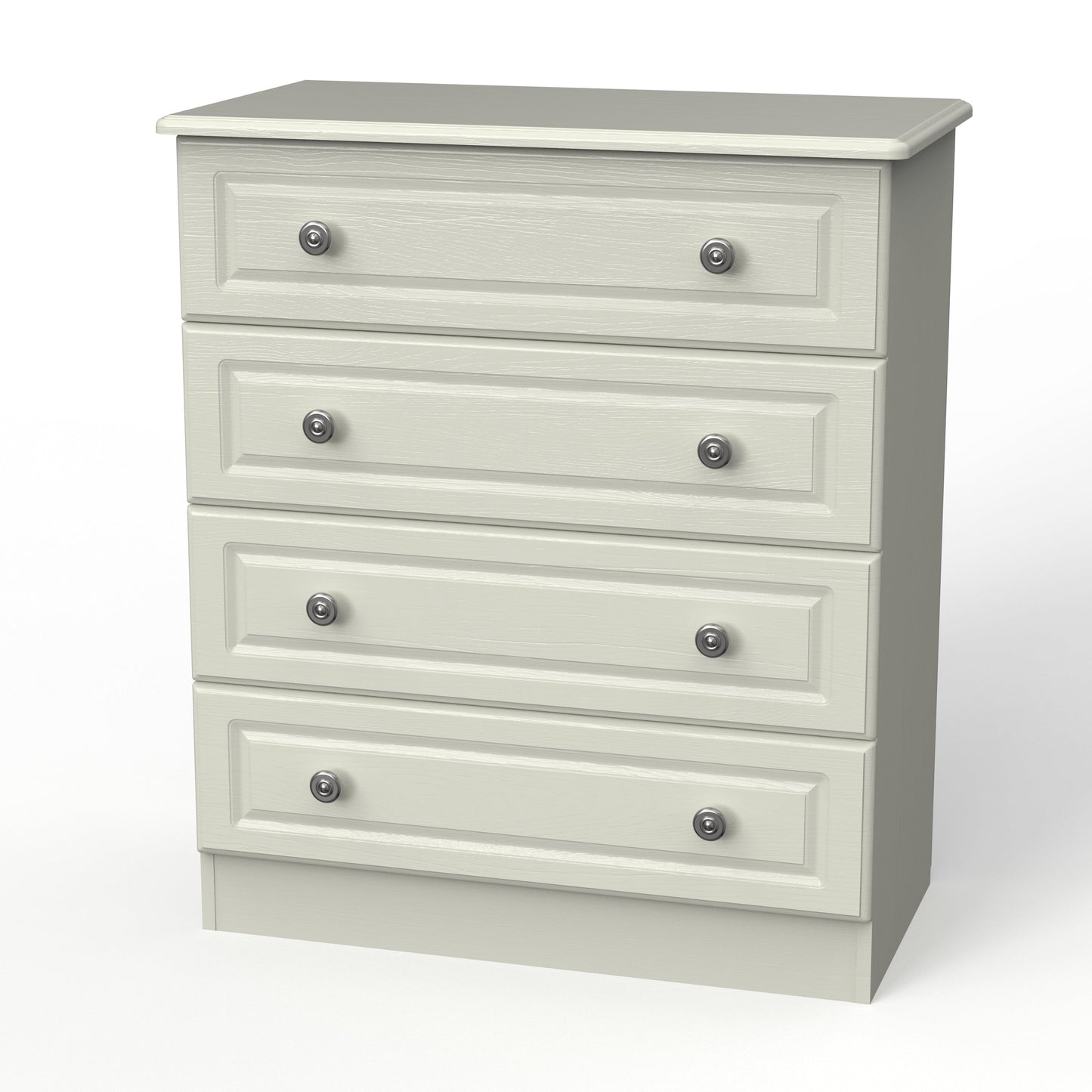 Pembroke Chest of Drawers Cream 4 Drawers 77cm
