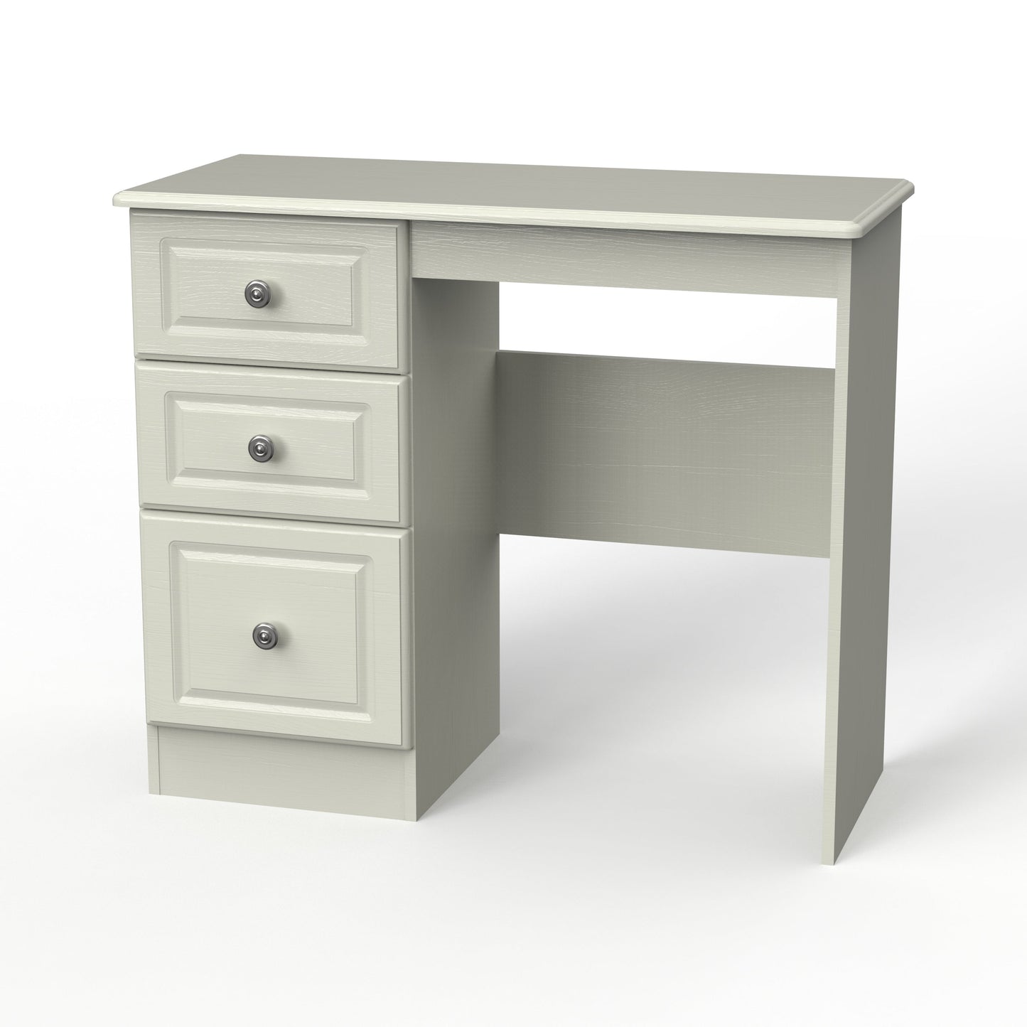 Pembroke Desk Cream 3 Drawers 93cm