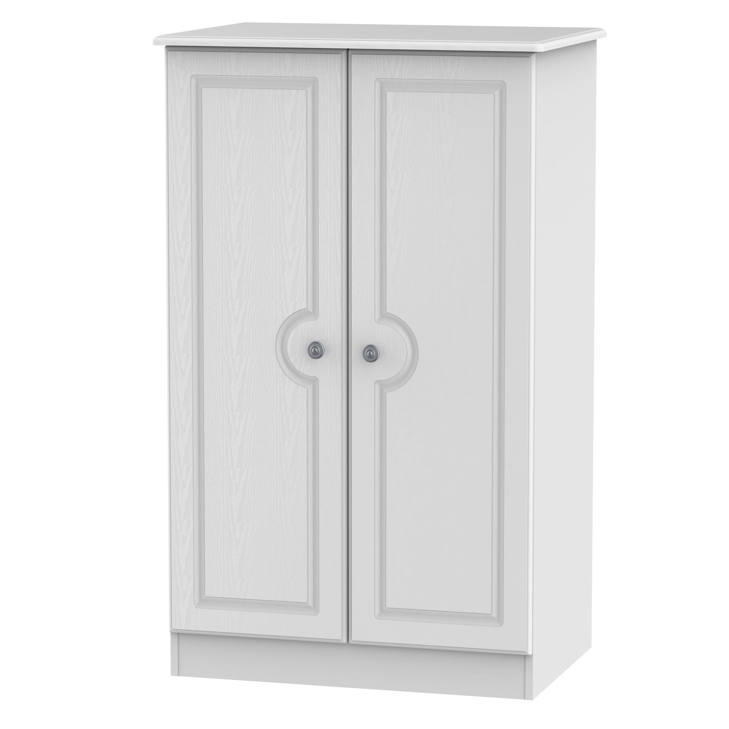 Pembroke Tall Wardrobe White 2 Doors 77cm