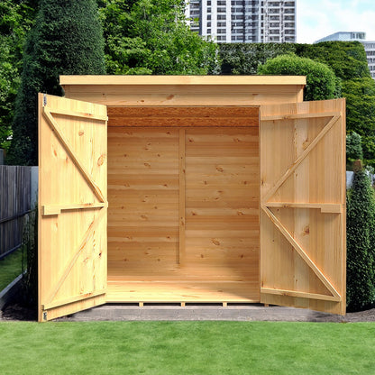 Shire 5' 8" x 6' 10" Pent Shed - Premium Dip Treated Shiplap