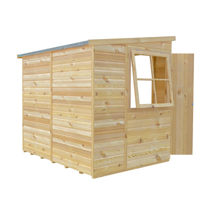 Shire 5' 8" x 6' 10" Pent Shed - Premium Dip Treated Shiplap