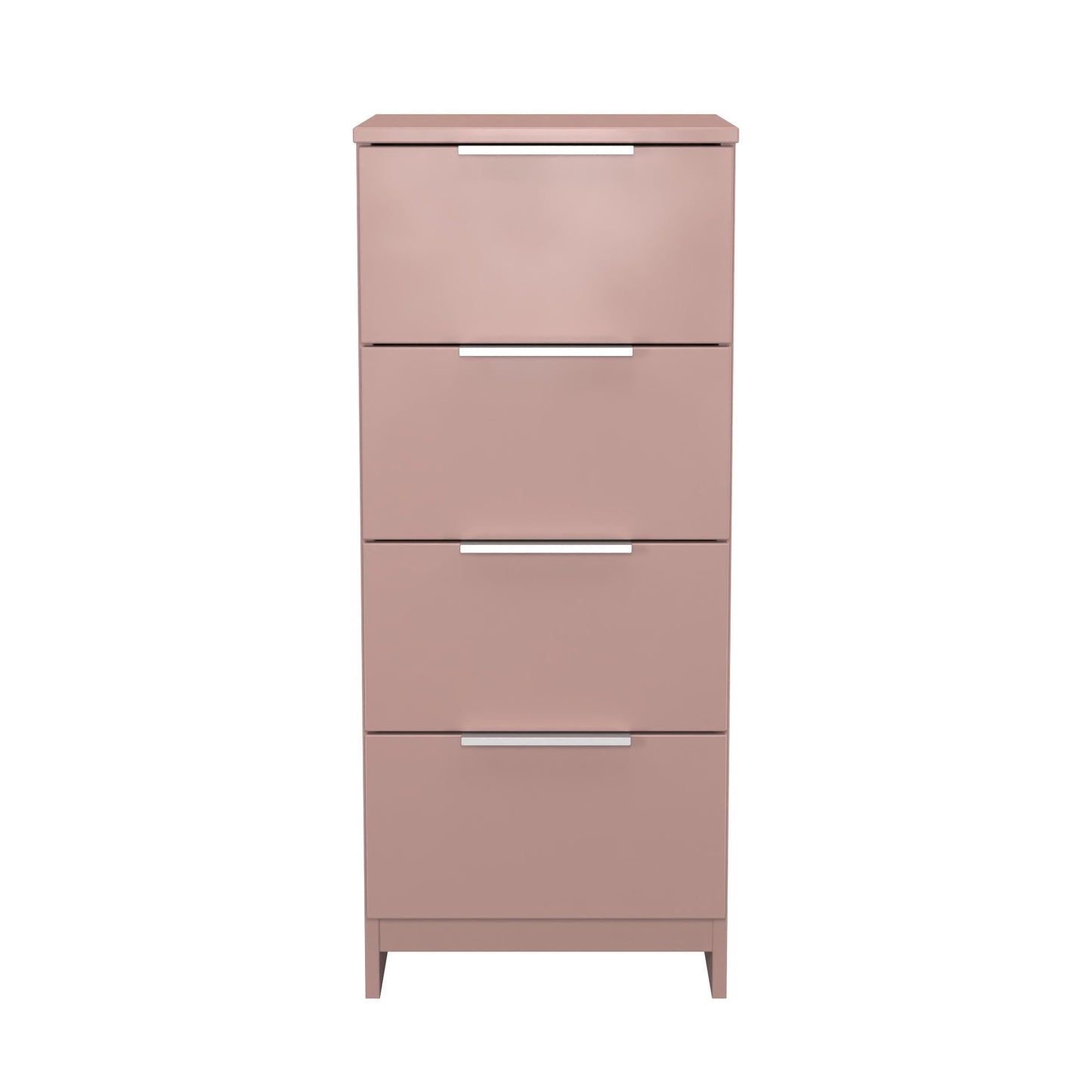 Plymouth Tallboy Pink 4 Drawers 37cm
