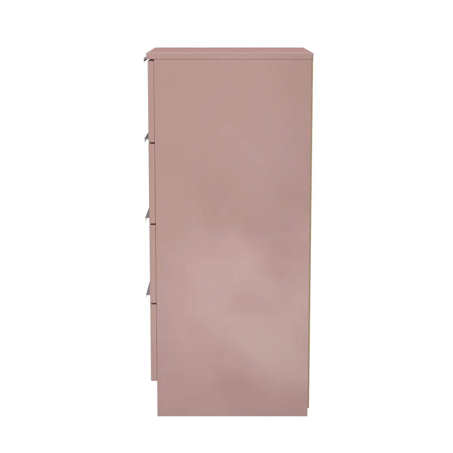 Plymouth Tallboy Pink 4 Drawers 37cm