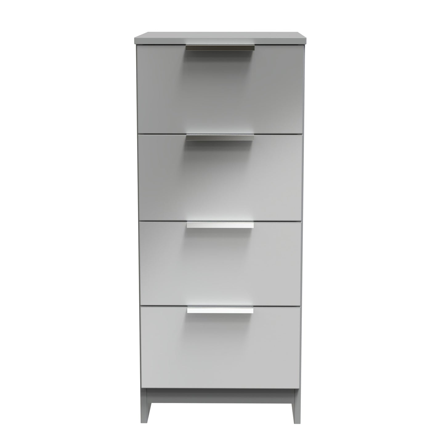 Plymouth Tallboy Grey 4 Drawers 37cm