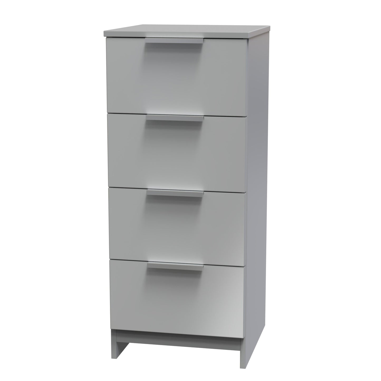 Plymouth Tallboy Grey 4 Drawers 37cm