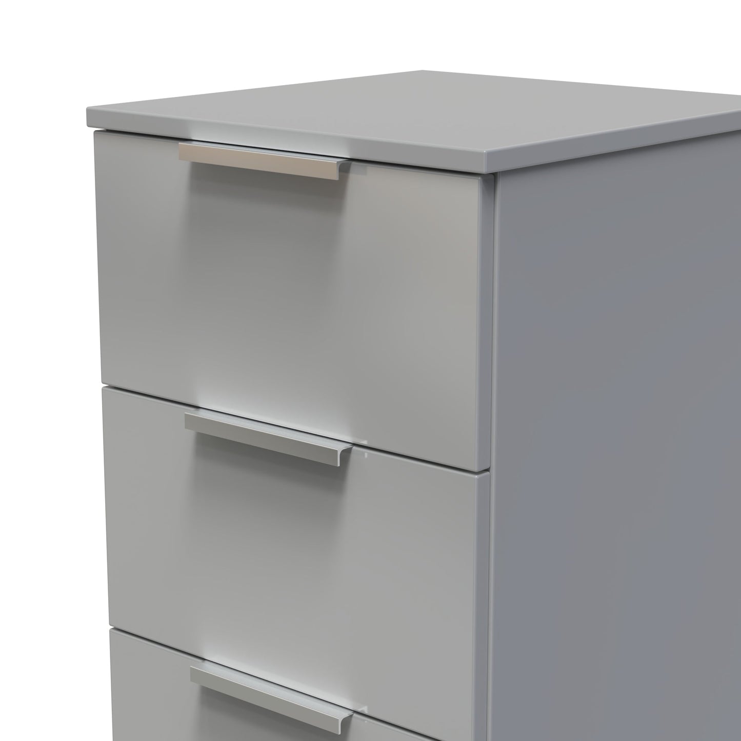 Plymouth Tallboy Grey 4 Drawers 37cm