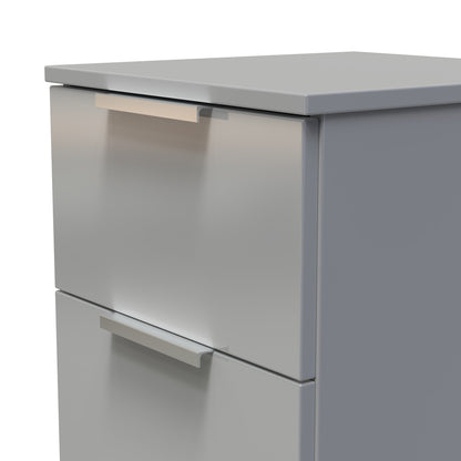 Plymouth Tall Tallboy Grey 5 Drawers 37cm