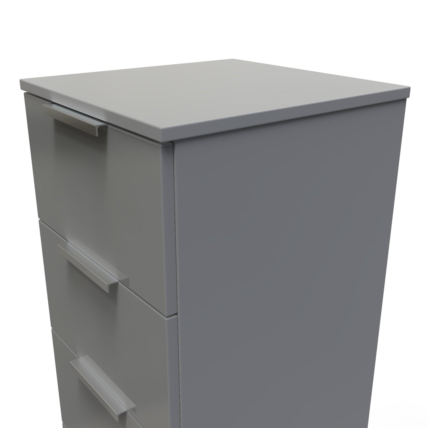 Plymouth Tall Tallboy Grey 5 Drawers 37cm