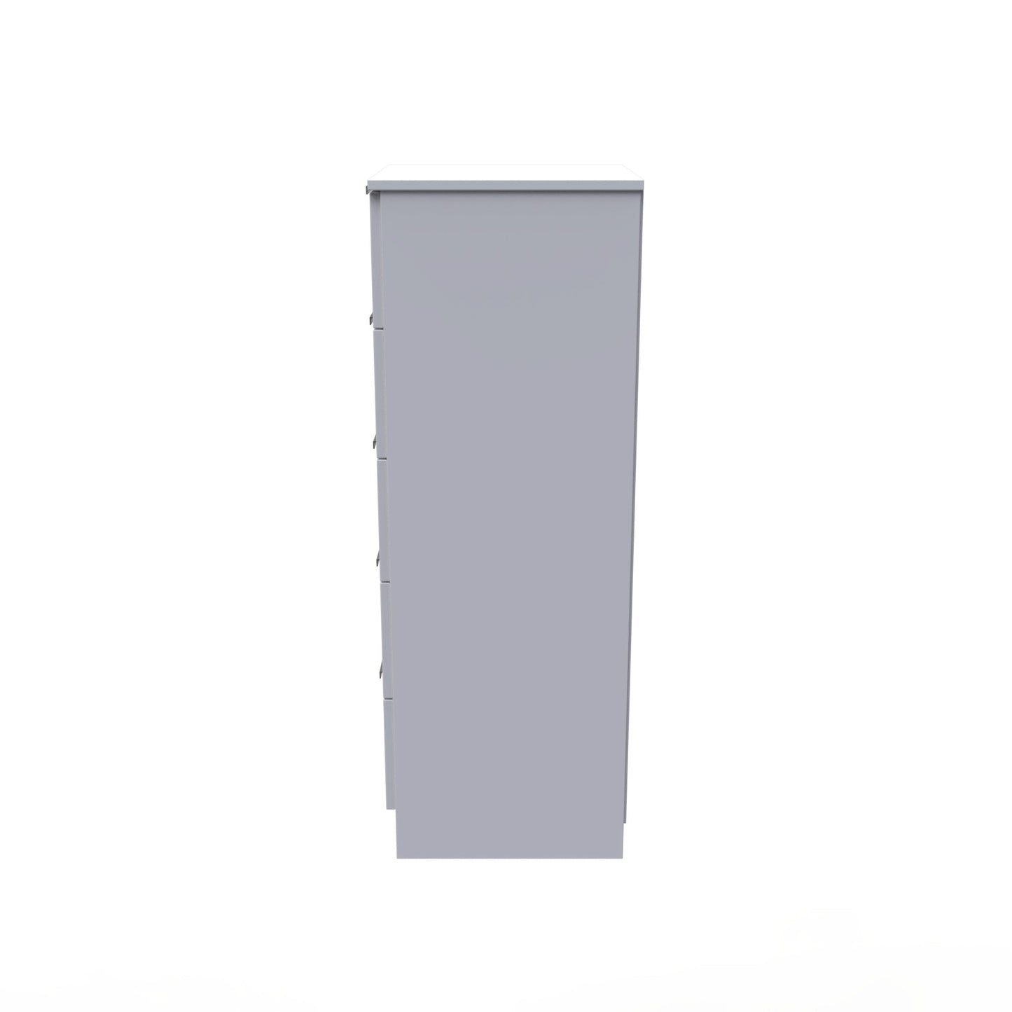 Plymouth Tall Tallboy White 5 Drawers 37cm
