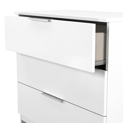 Plymouth Chest of Drawers White 3 Drawers 74cm