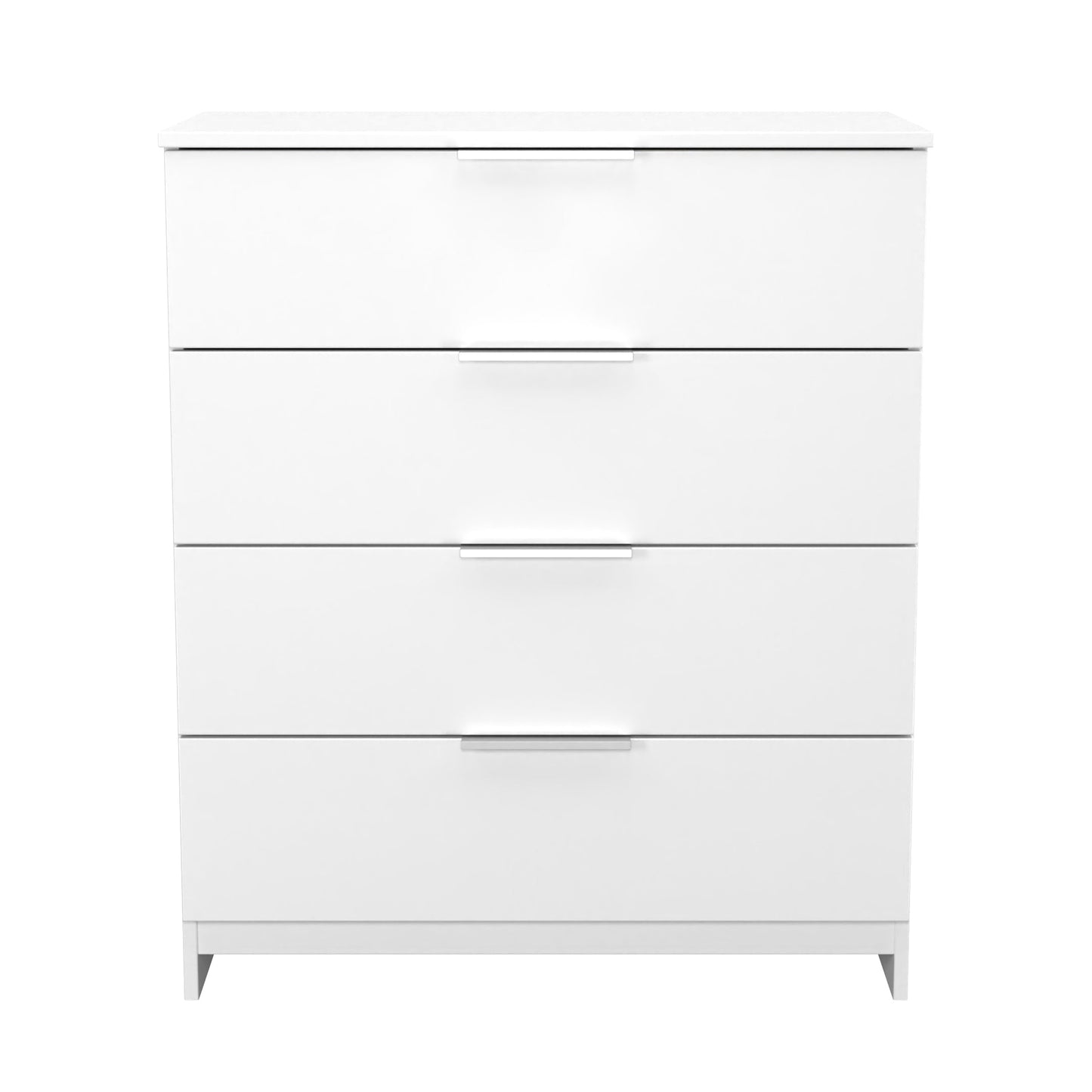 Plymouth Chest of Drawers White 4 Drawers 74cm