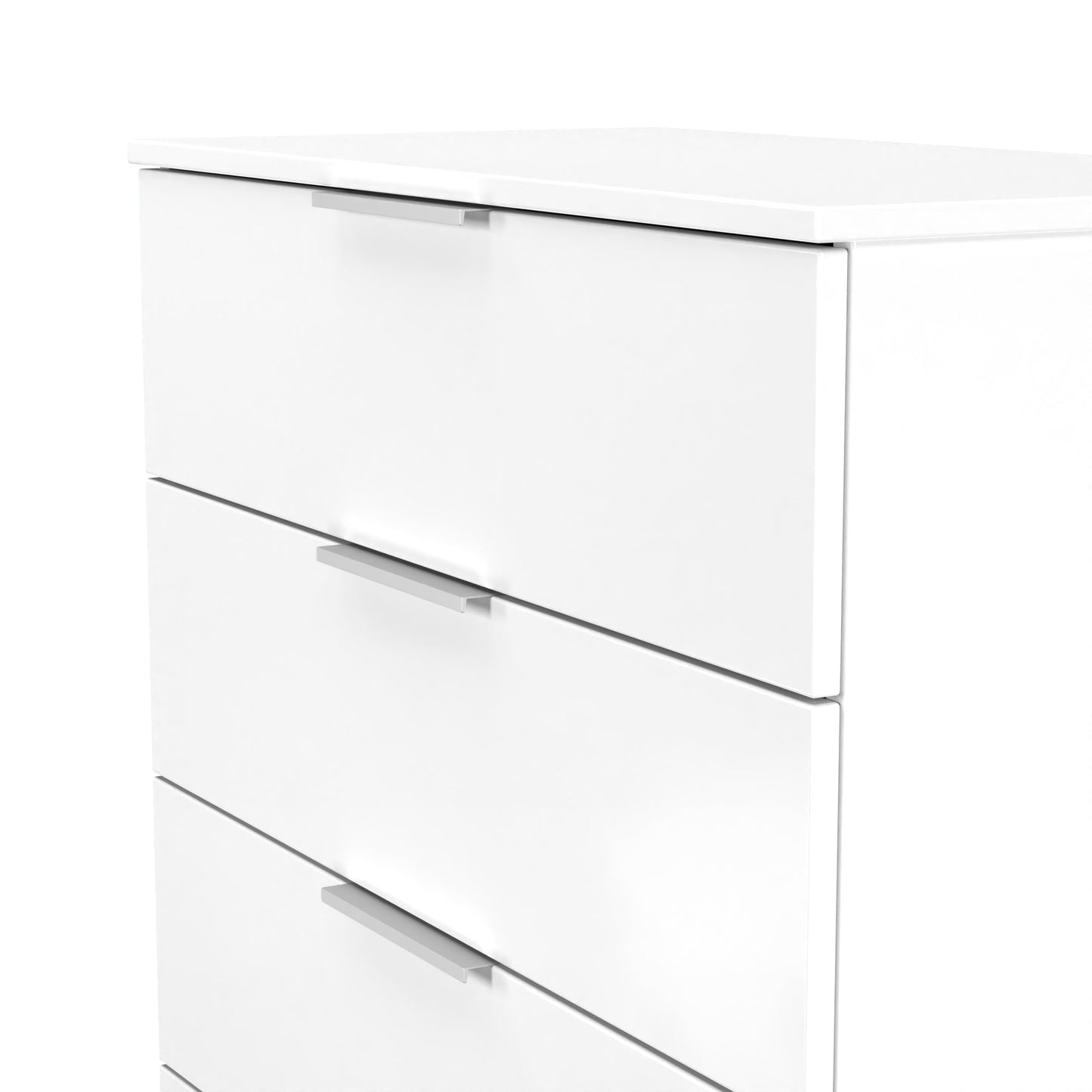 Plymouth Chest of Drawers White 4 Drawers 74cm