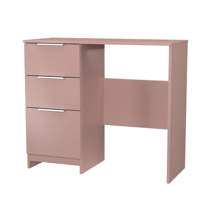 Plymouth Desk Pink 3 Drawers 90cm