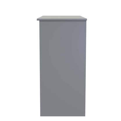 Plymouth Desk Grey 3 Drawers 90cm