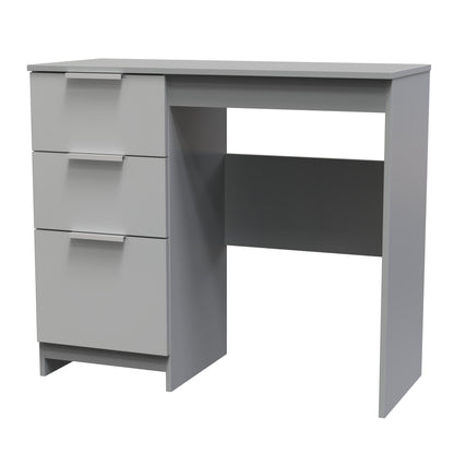 Plymouth Desk Grey 3 Drawers 90cm
