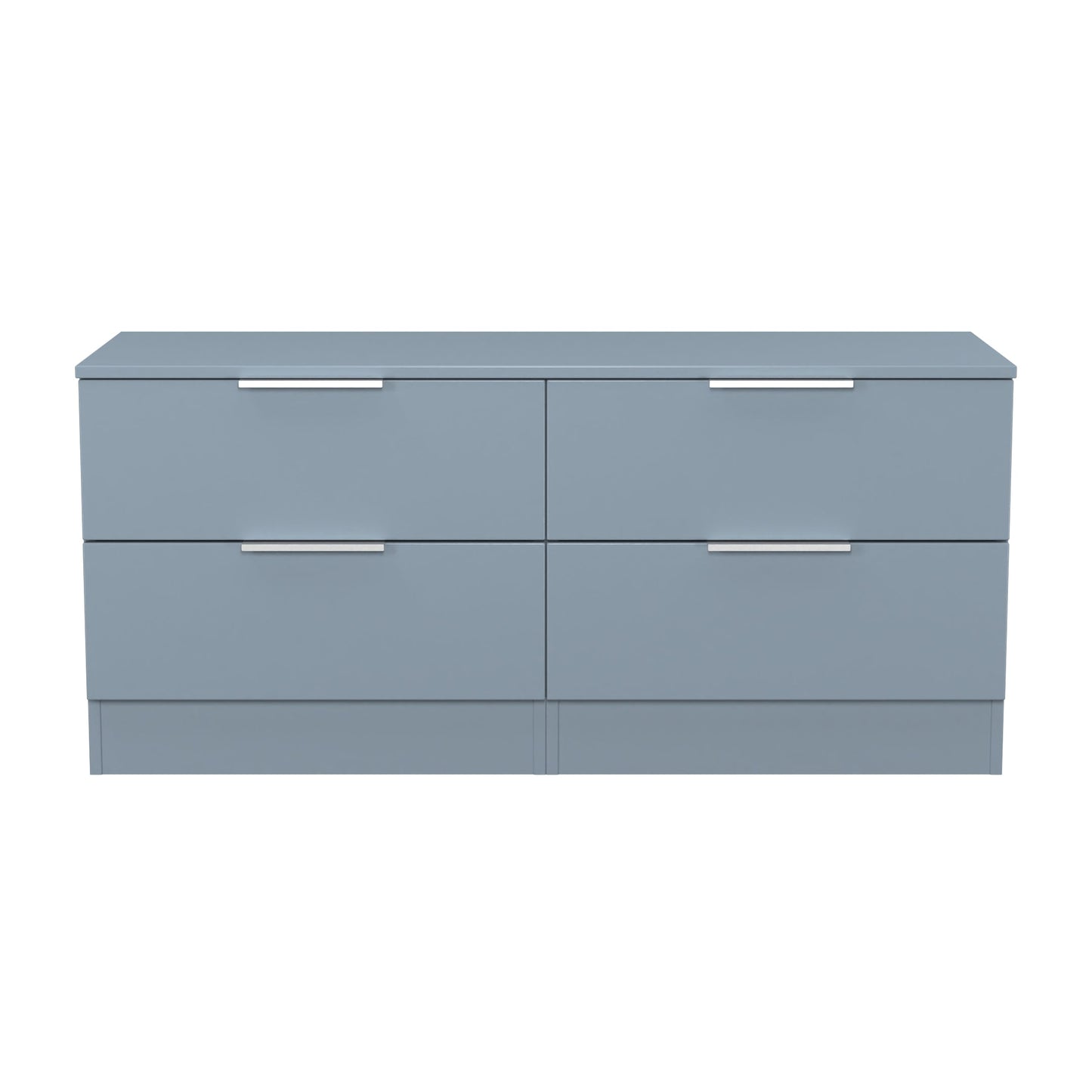 Plymouth Large Chest of Drawers Light Blue 4 Drawers 110cm