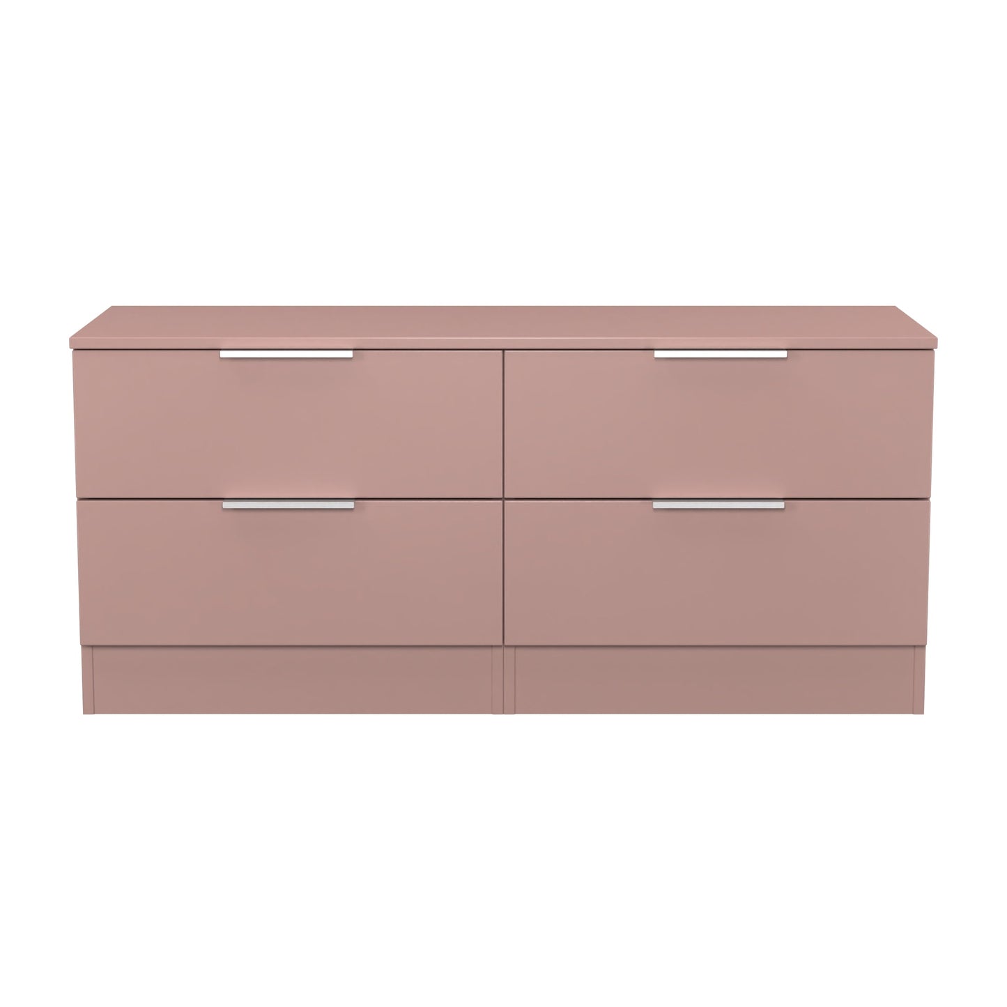 Plymouth Large Chest of Drawers Pink 4 Drawers 110cm