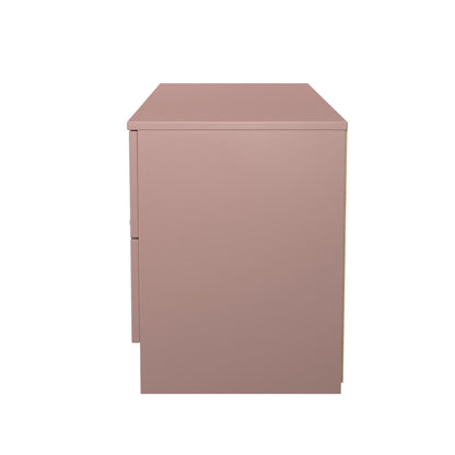 Plymouth Large Chest of Drawers Pink 4 Drawers 110cm