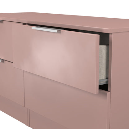 Plymouth Large Chest of Drawers Pink 4 Drawers 110cm