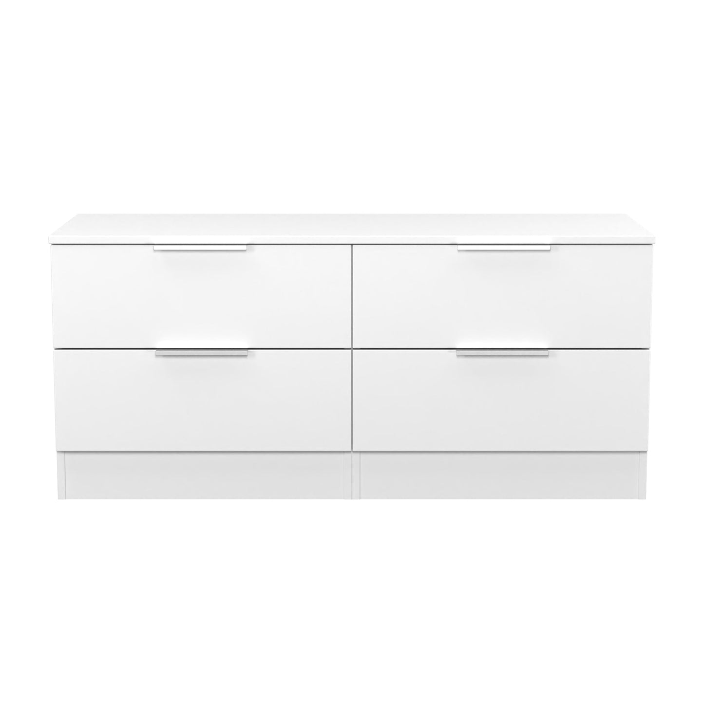 Plymouth Large Chest of Drawers White 4 Drawers 110cm