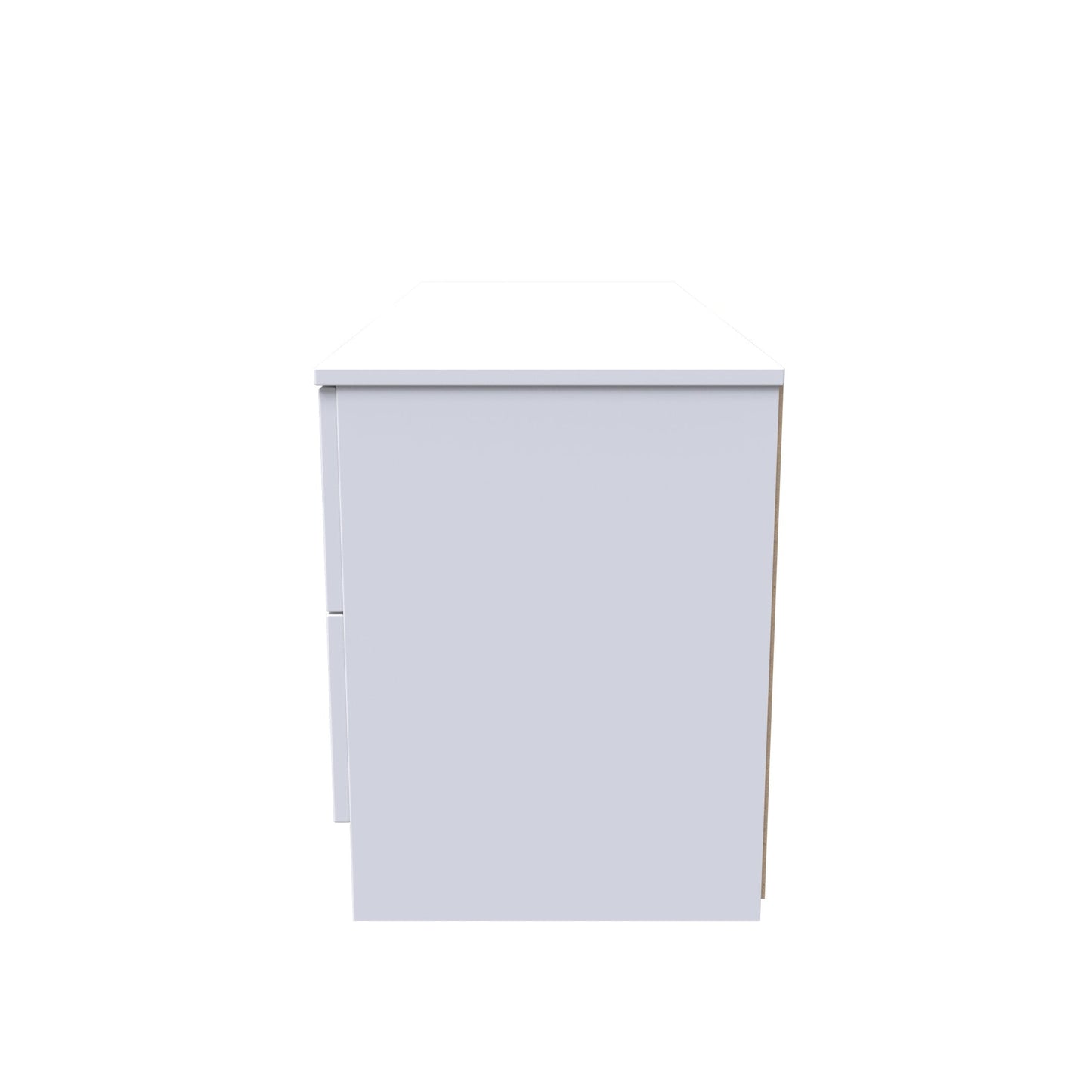 Plymouth Large Chest of Drawers White 4 Drawers 110cm