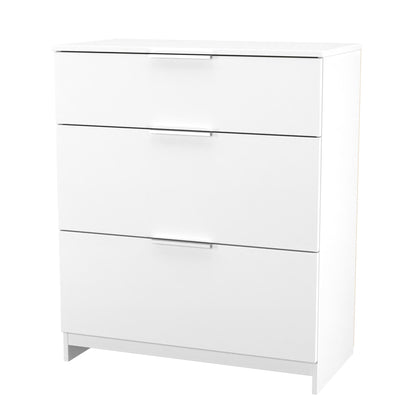 Plymouth Chest of Drawers White 3 Drawers 39cm