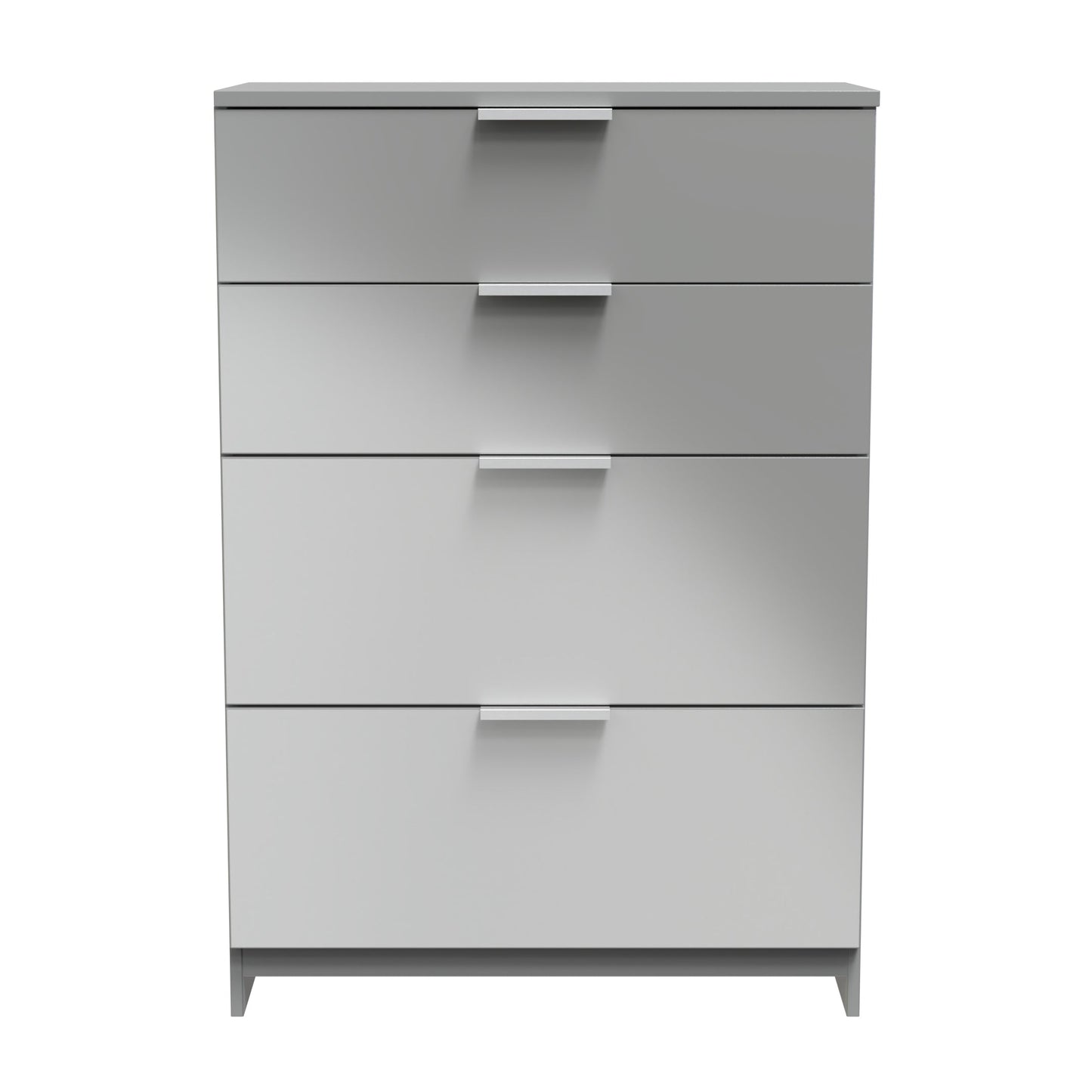 Plymouth Tall Chest of Drawers Grey 4 Drawers 74cm