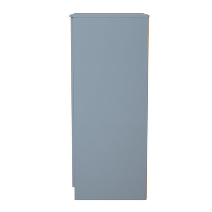 Plymouth Tall Wardrobe Light Blue 2 Doors 1 Shelf 74cm