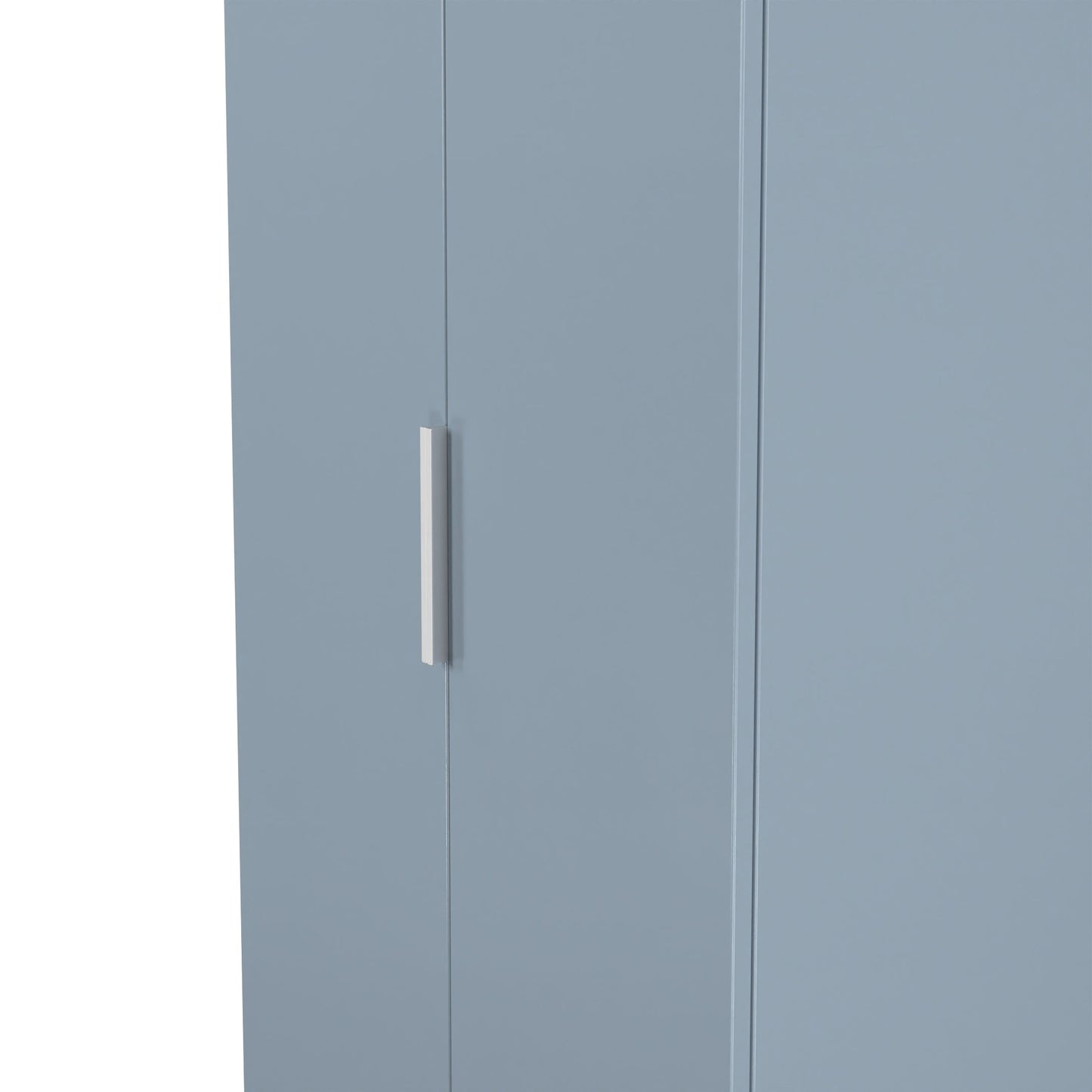 Plymouth Tall Wardrobe Light Blue 2 Doors 1 Shelf 74cm