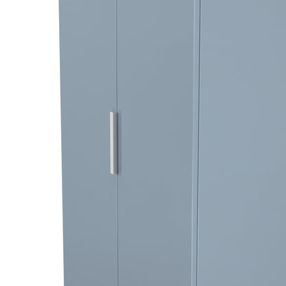 Plymouth Tall Wardrobe Light Blue 2 Doors 1 Shelf 74cm